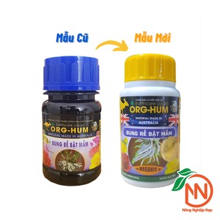 ORG-HUM 100ml - Bung Rễ Bật Mầm | Acid humic+ Acid Fulvic