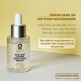 Serum B3 sáng da mờ thâm Glowmellow Nia20 Exosome 30ml | Dưỡng trắng, se khít lỗ chân lông MP0798