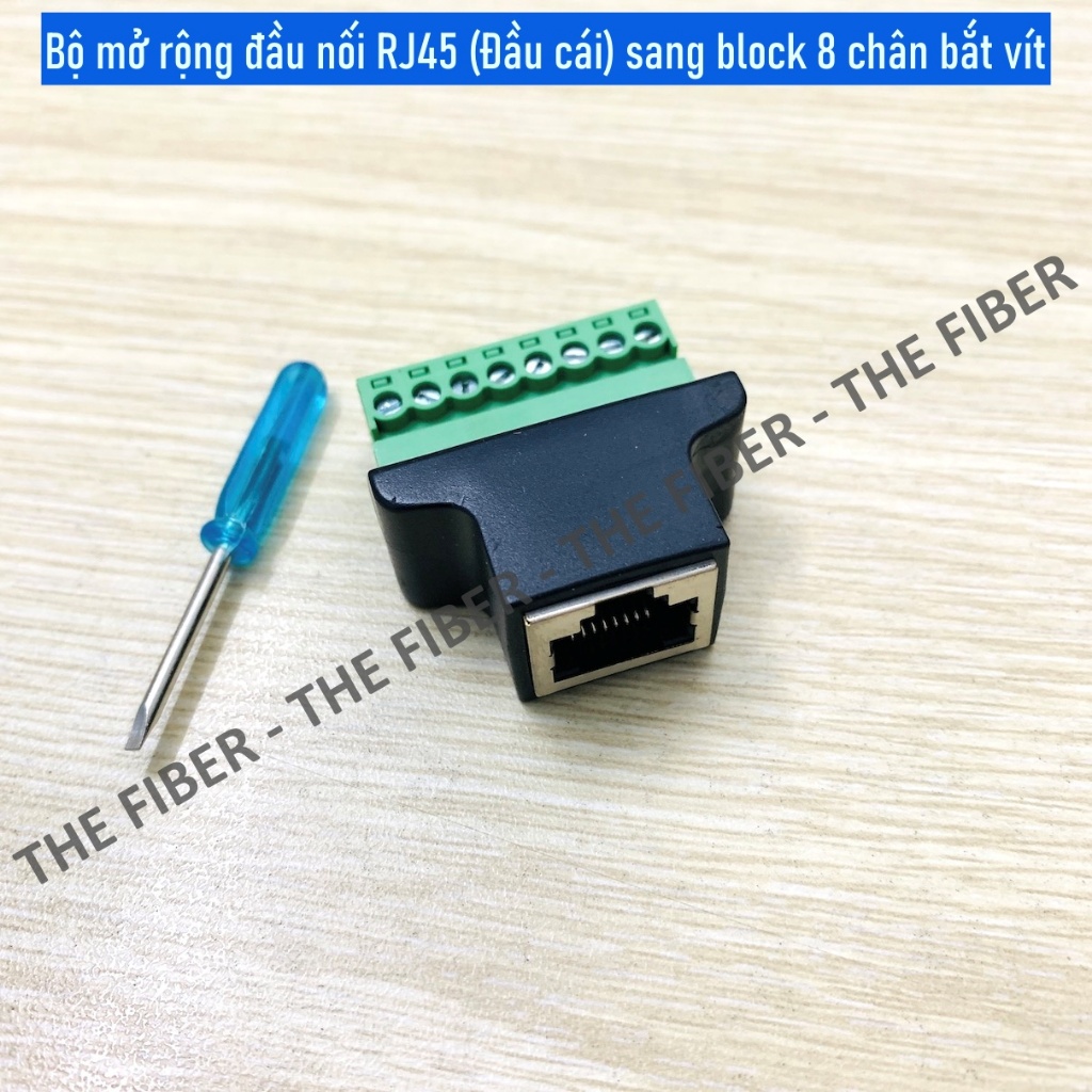 Bộ mở rộng đầu nối RJ45 sang Block 8 chân vặt vít | Shopee Việt Nam