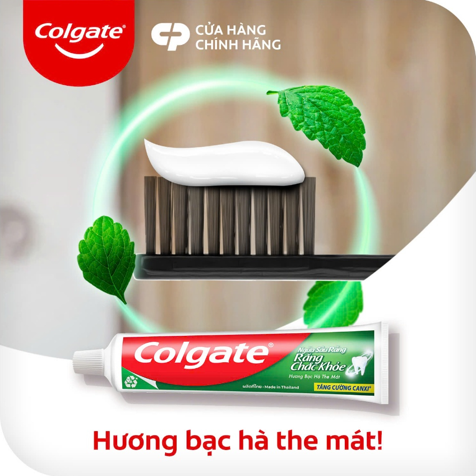 Kem đánh răng Colgate ngừa sâu răng chắc khỏe (Tuýp 225g) | Shopee Việt Nam