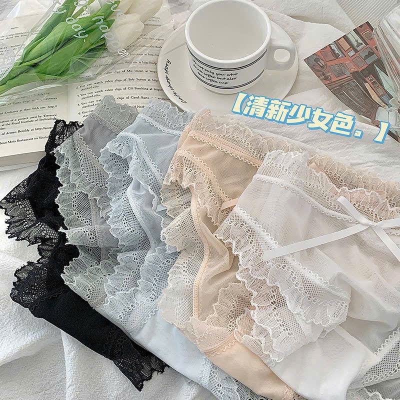 COMBO 5 QUẦN LÓT NƯ REN LỤA MỀN MẠI VÀ TINH TẾ KIỂU DÁNG TRẺ TRUNG SEXY