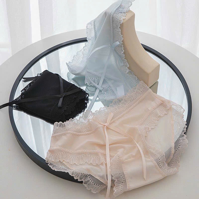COMBO 5 QUẦN LÓT NƯ REN LỤA MỀN MẠI VÀ TINH TẾ KIỂU DÁNG TRẺ TRUNG SEXY