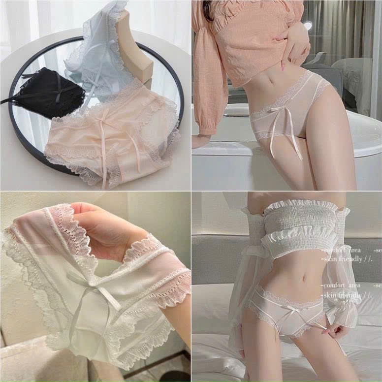 COMBO 5 QUẦN LÓT NƯ REN LỤA MỀN MẠI VÀ TINH TẾ KIỂU DÁNG TRẺ TRUNG SEXY