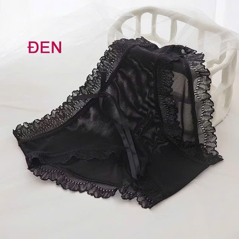 COMBO 5 QUẦN LÓT NƯ REN LỤA MỀN MẠI VÀ TINH TẾ KIỂU DÁNG TRẺ TRUNG SEXY