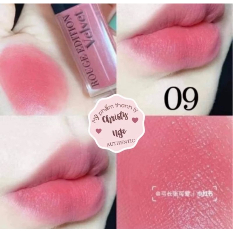 Lot De 2 Rouges à Lèvres Bourjois Velvet 09 Happy Nude Year - Effet Mat Velours - 7,7 Ml - Neuf