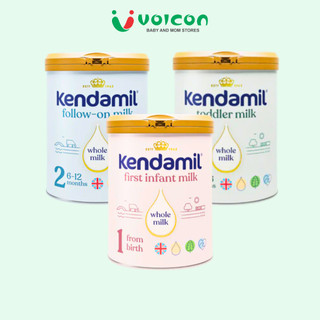 Sữa Bột Kendamil Classic Anh Quốc Nguyên Kem Số 1, 2, 3 Hỗ Trợ Tiêu Hóa Phát Triển Toàn Diện 800g