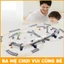Tàu hỏa xe lửa cao tốc uốn lượn đồ chơi đường ray lắp ráp mô hình đoàn tàu siêu tốc CỠ LỚN