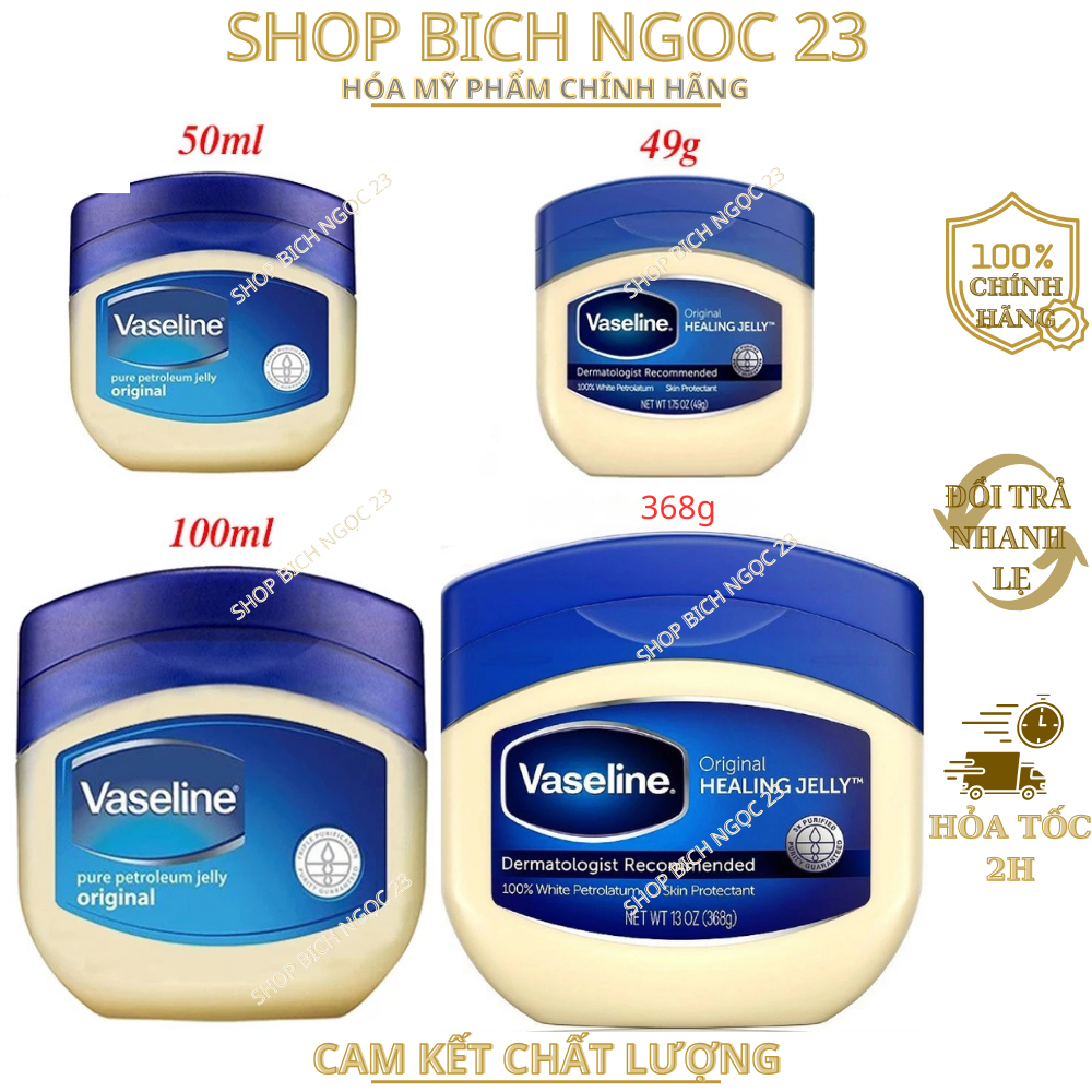 Sáp dưỡng ẩm Vaseline Original Healing Jelly 368g của Mỹ