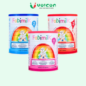 Sữa Fabimilk số 1, 2, 3 nhập khẩu từ Anh, sữa mát tăng cân, hỗ trợ tiêu hóa, phát triển toàn diện