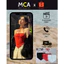 Áo ống vạt nhọn kiểu yếm ôm body MCA phối kiểu dây cột, Áo yếm cột dây A.5933