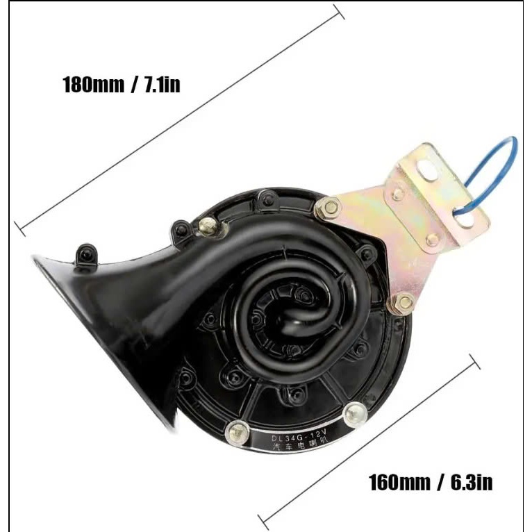 Kèn Ốc/ Còi Sên Ô Tô NORDWERK- Made In Germany 12/24V 110dB - Còi Dành Cho Xe Ô Tô, Xe Tải, Xe Buýt