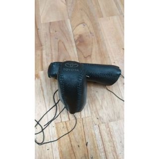 Bọc da cần số phanh tay Vios 2006-2013 Innova, Fortuner, Hilux 2006-2015 AT số tự động bằng da bò