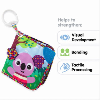 Đồ chơi treo cũi, xe đẩy sách vải cho bé khám phá - Lamaze Walla Walla The Koala