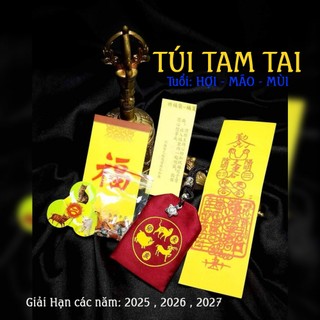 Túi Tam Tai Giải Hạn Con Giáp HỢI - MÃO - MÙI Trong Năm 2025 2026 2027