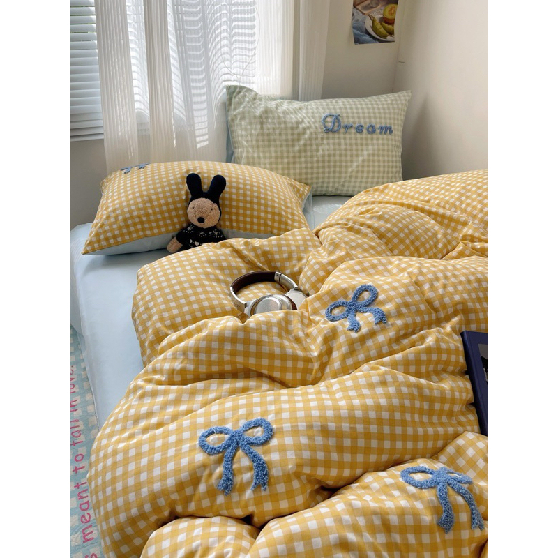 ⚡️FLASHSALE✨Full Set chăn ga gối: phối màu Pastel (Khách ghi rõ size lúc đặt hàng) Mẫu được cập nhật liên tục✨PVN153