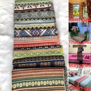 Vải thổ cẩm dệt sợi khổ rộng 1m50 loại 1