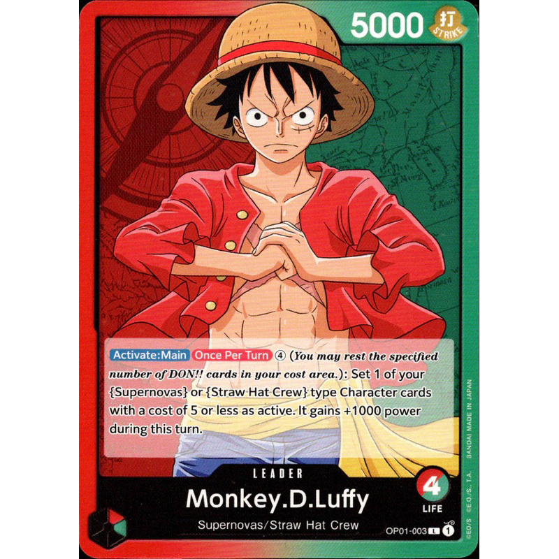 CHÍNH HÃNG - THẺ LEADER - CARD TCG One Piece - [Leader] | Shopee Việt Nam
