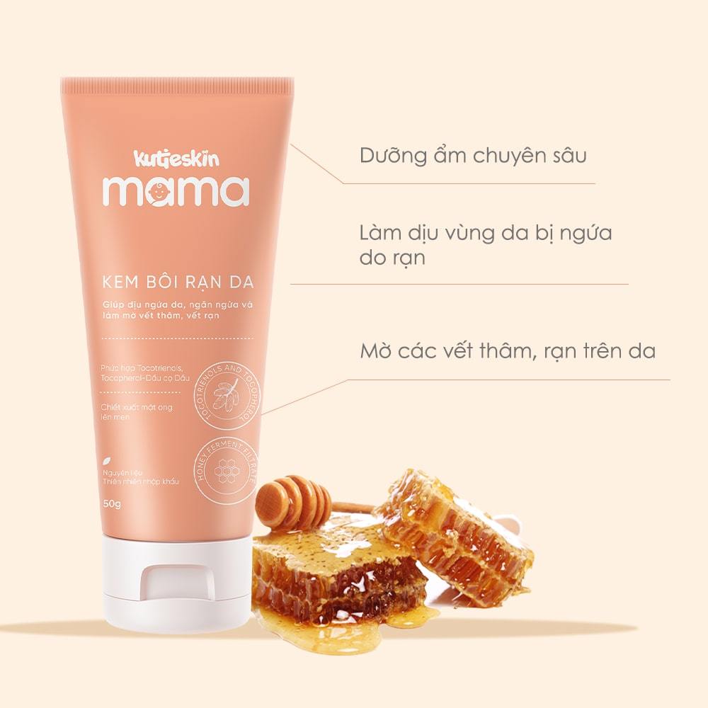 Ảnh Kem Bôi Rạn Da Cho Mẹ Bầu Kutieskin MaMa 50g - KMR01 3