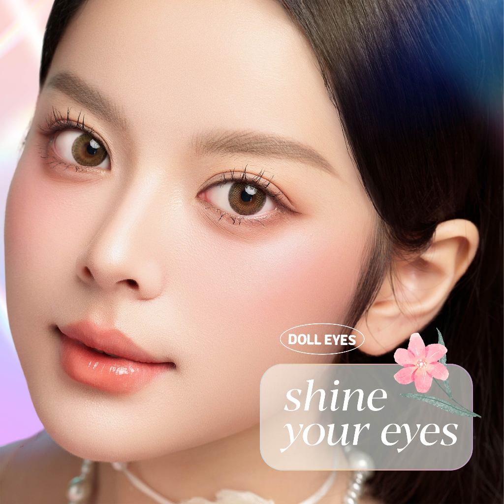 Ảnh Luxury lens DOLL EYES - Milia olive brown 2