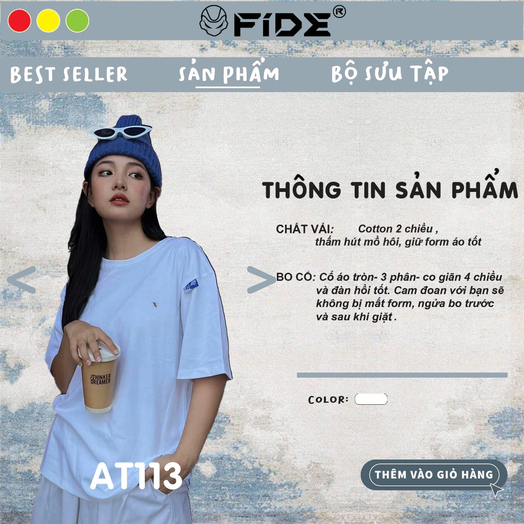 Ảnh Áo thun FIDE Con Muỗi hottrend phông unisex form rộng local brand nam nữ cổ tròn oversize - AT113 3