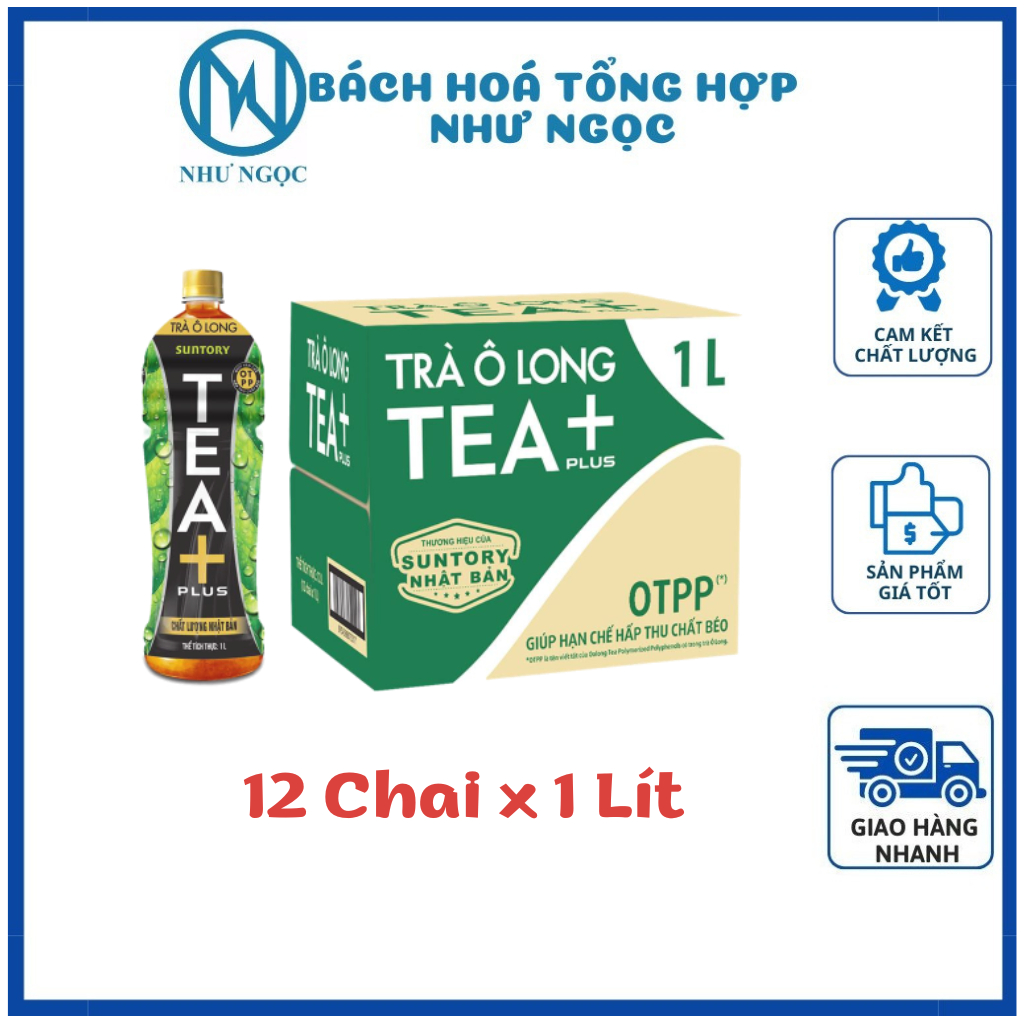 Trà Olong Tea Plus Suntory Chai 1 Lít - Bách Hóa Tổng Hợp Như Ngọc ...