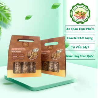 Túi Zip 500g Mix Các Loại Bánh Thuyền Hạnh Nhân, Mix Hạt, Gạo Lức, Điều Macca | Kim An Minh Food