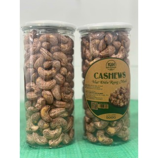 Hạt Điều Rang Muối Nguyên Lụa Hủ 500gr