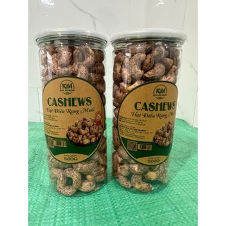 Hạt Điều Rang Muối Nguyên Lụa Hủ 500gr