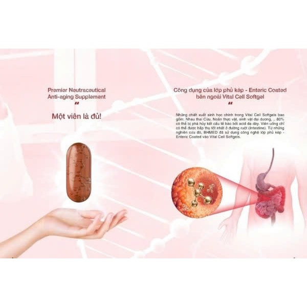 Viên Uống Tế Bào Gốc Vital Cell Softgels Thụy Sĩ Cao Cấp