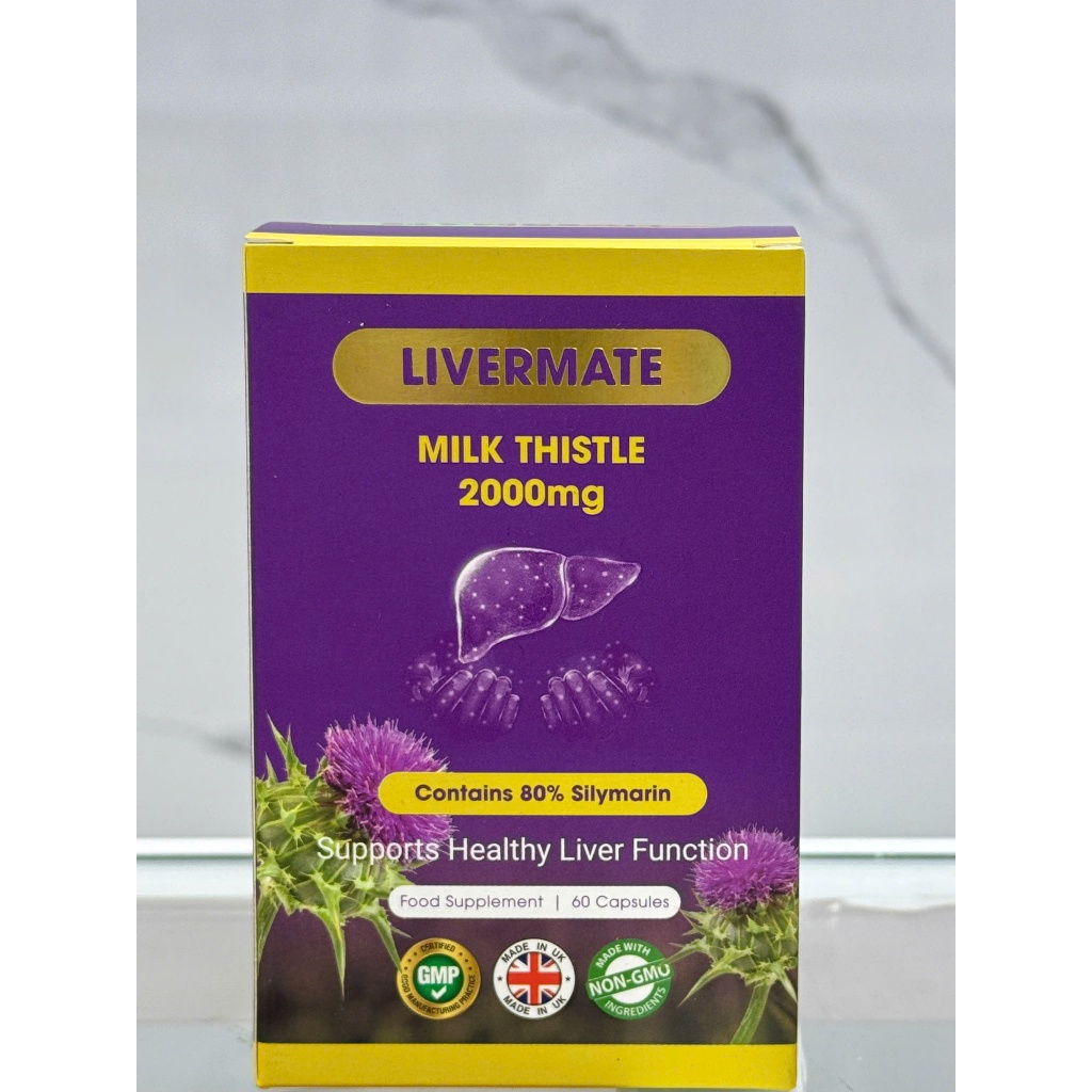 [TẶNG SIRO HO 65K] Viên Uống Giải Độc Gan Livermate - Hỗ trợ Tăng Cường Bảo Vệ Gan Khỏi Tổn Thương - 60 Viên