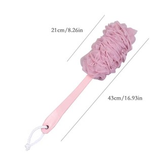 CHỔI CHÀ LƯNG KÈM BÔNG TẮM CÁN DÀI - Cây Chổi Bông Tắm Có Cán Kì Cọ Lưng - MÃ: BONG TAM KY LUNG