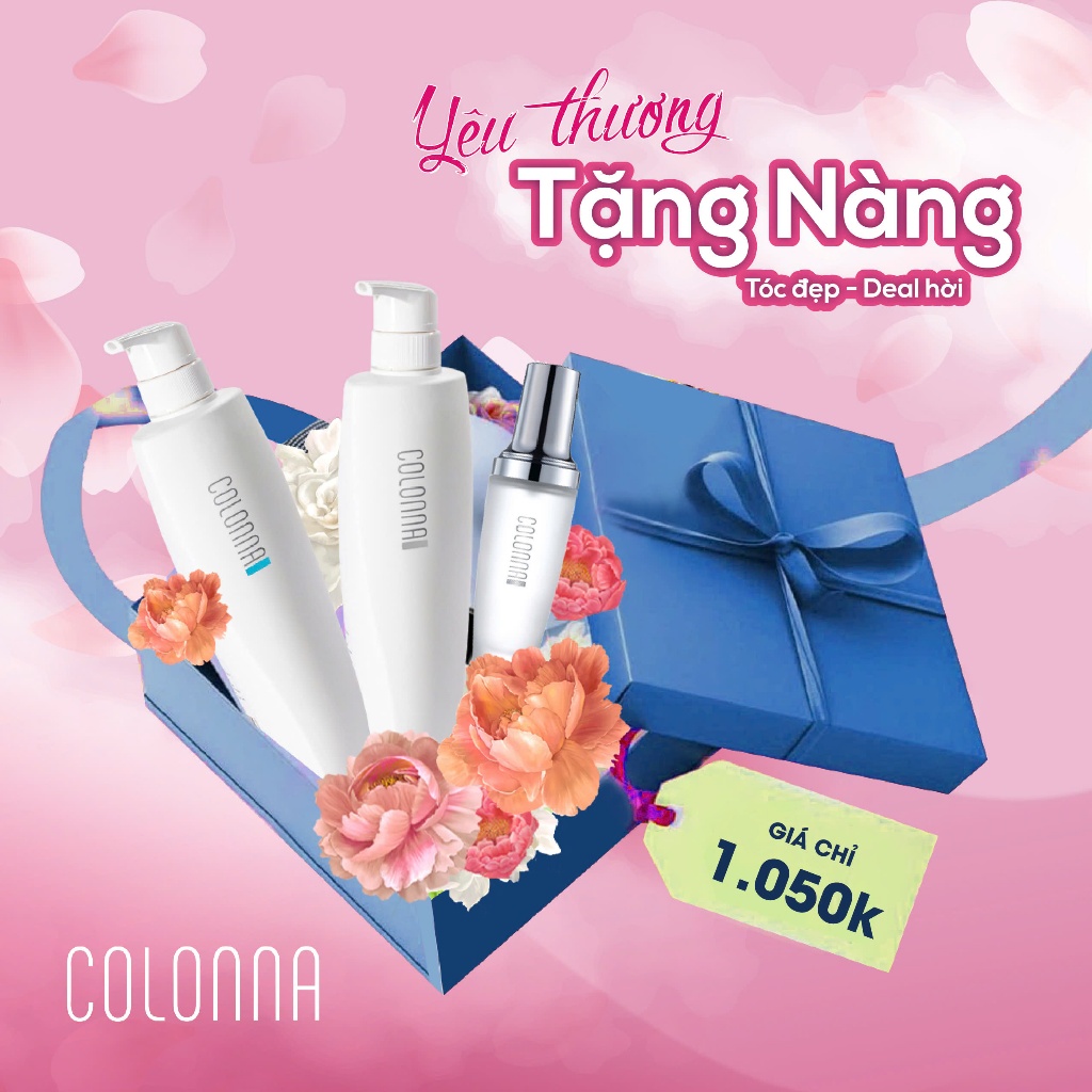 [𝐂𝐎𝐌𝐁𝐎 𝐇𝐄𝐀𝐓 𝐏𝐑𝐎𝐓𝐄𝐂𝐓] Bộ sản phẩm kiểm soát dầu, bảo vệ tóc khỏi nhiệt (dành cho tóc bết, tóc rụng nhiều)