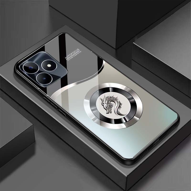 Ốp Lưng cho REALME C51, REALME C53 Mặt lưng kính cường lực, Sang Trọng, Chống Trầy, Bảo Vệ Toàn Diện