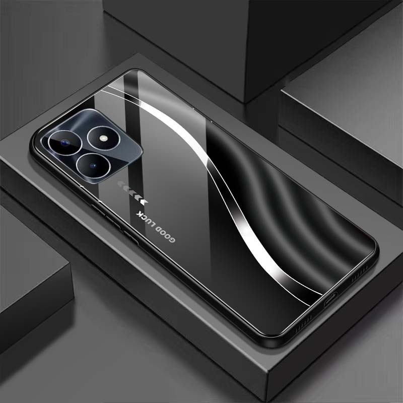 Ốp Lưng cho REALME C51, REALME C53 Mặt lưng kính cường lực, Sang Trọng, Chống Trầy, Bảo Vệ Toàn Diện