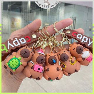Móc Khóa Capybara Siêu Dễ Thương – Nhiều Hình Dáng Khác Nhau, Phụ Kiện Trang Trí Balo, Túi Xách