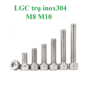 10 cái M8 M10 bulong lục giác chìm đầu trụ inox304 M8, M10