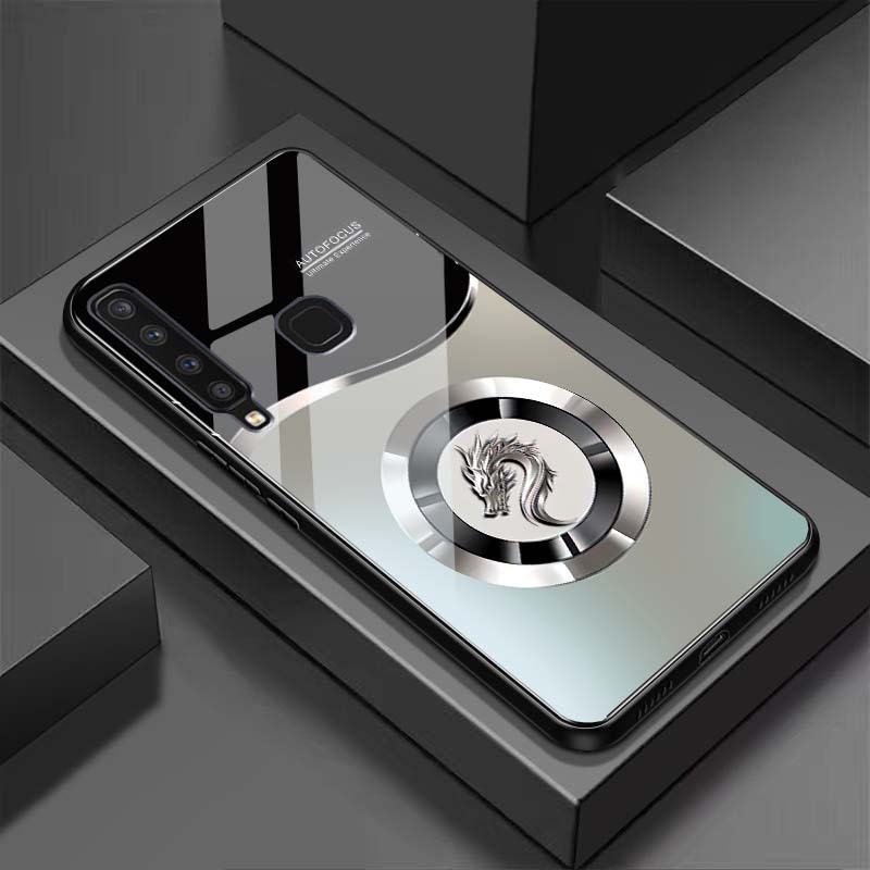 Ốp Lưng cho SAMSUNG GALAXY A9 2018 Mặt lưng kính cường lực, Sang Trọng, Chống Trầy, Bảo Vệ Toàn Diện