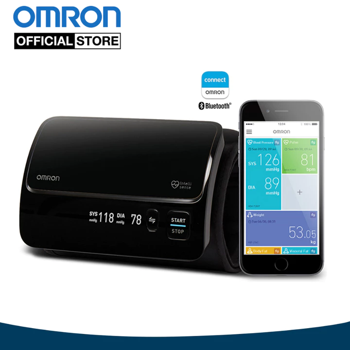 Máy Đo Huyết Áp Không Dây Omron HEM-7600T | Kết Nối Bluetooth,Bảo Hành 5 Năm – 2