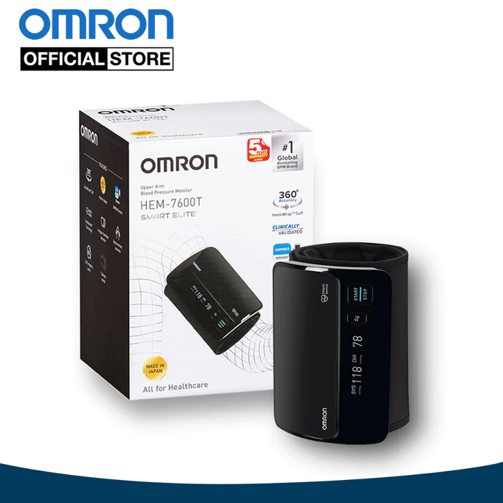 Máy Đo Huyết Áp Không Dây Omron HEM-7600T | Kết Nối Bluetooth,Bảo Hành 5 Năm – 4