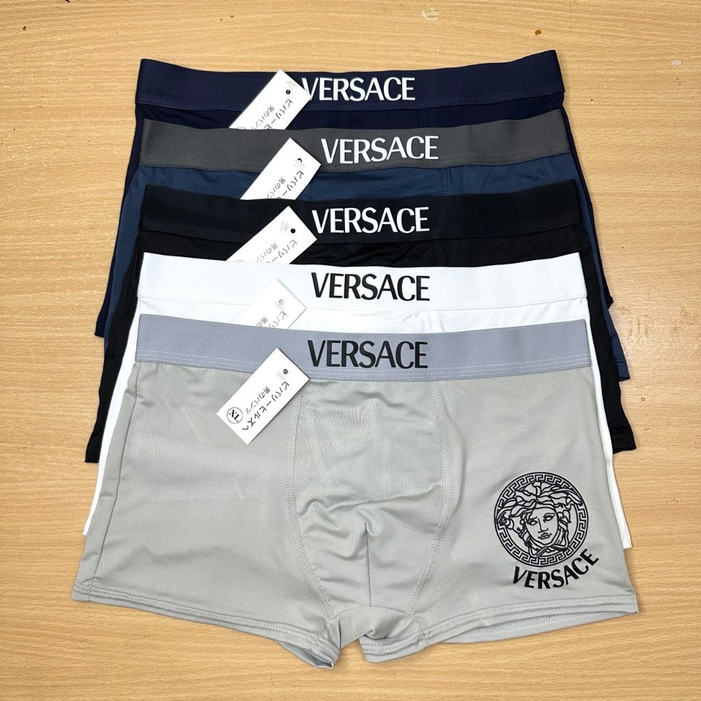 Quần Lót Nam [ COMBO 5C] boxer nam thun lạnh cao cấp thoáng khí co giãn 4 chiều set 5 màu VER01