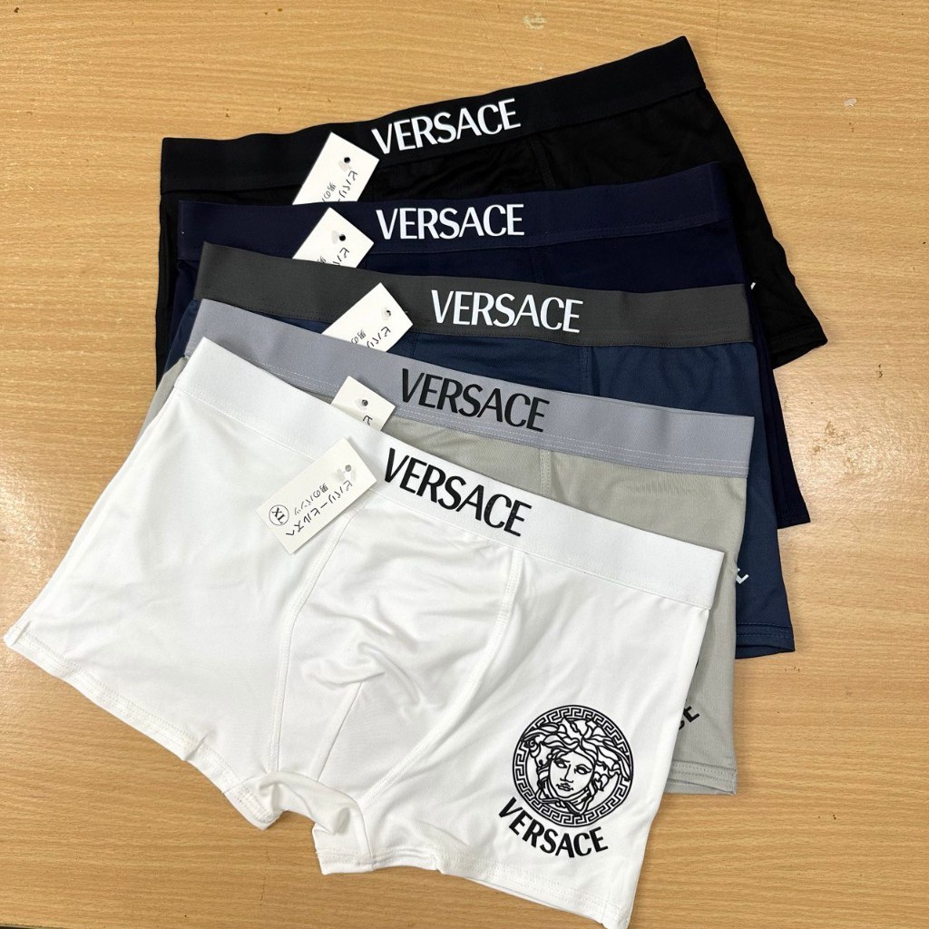 Quần Lót Nam [ COMBO 5C] boxer nam thun lạnh cao cấp thoáng khí co giãn 4 chiều set 5 màu VER01