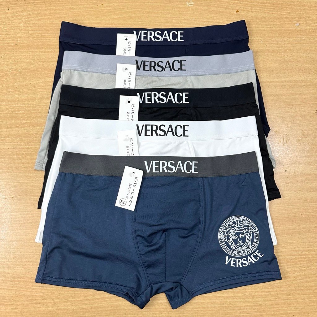 Quần Lót Nam [ COMBO 5C] boxer nam thun lạnh cao cấp thoáng khí co giãn 4 chiều set 5 màu VER01