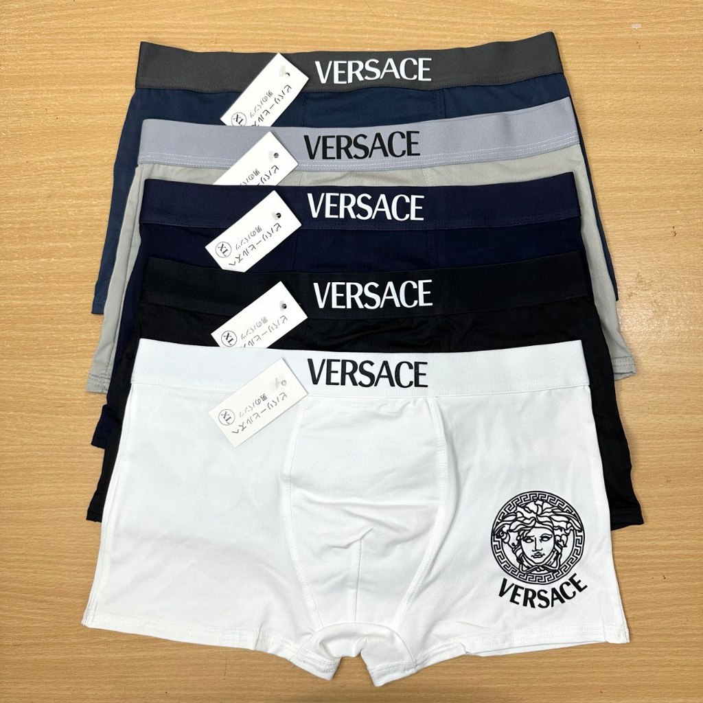 Quần Lót Nam [ COMBO 5C] boxer nam thun lạnh cao cấp thoáng khí co giãn 4 chiều set 5 màu VER01