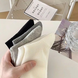 set 5 đôi tất lưới nơ cổ cao phong cách hàn quốc