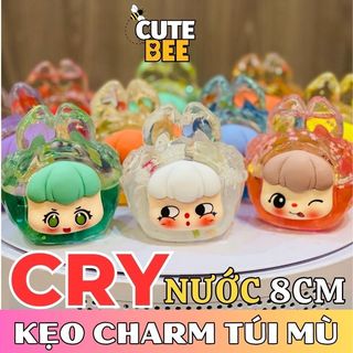 Charm nước CRY BABY cỡ đại 8CM - Mô hình Thỏ mơ màng lớn nhiều biểu cảm khuôn mặt dễ thương CUTEBEE