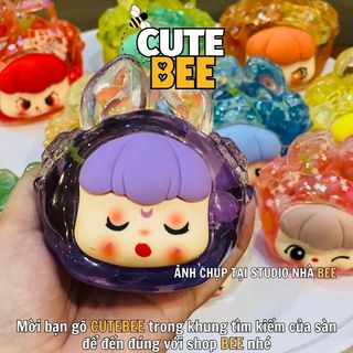 Charm nước CRY BABY cỡ đại 8CM - Mô hình Thỏ mơ màng lớn nhiều biểu cảm khuôn mặt dễ thương CUTEBEE