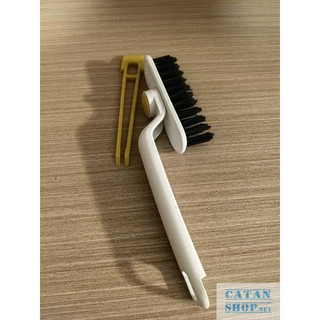 Chổi Chà Sàn Đa Năng Xoay 360 Độ Làm Sạch Mọi Ngóc Ngách, Bàn Chải Cọ Nhà Tắm Tích Hợp Kẹp Gắp Rác 2in1-GD855-chasan360