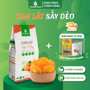 Cam sấy dẻo Nông Lâm Food hộp 100g