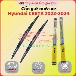 Cần Gạt Mưa Khung sắt lưỡi silicon xe Hyundai CRETA - Giá 1 đôi gạt trước TSG