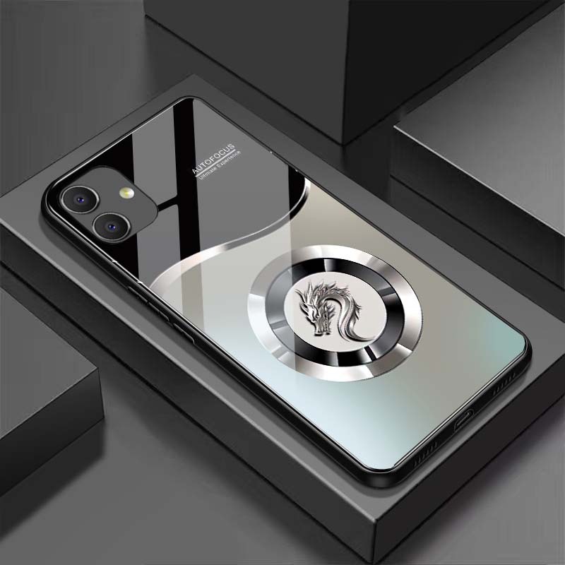 Ốp Lưng cho SAMSUNG GALAXY A04, A05 Mặt lưng kính cường lực, cao cấp Họa tiết